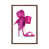 Classic Brown Wood Floater Framed