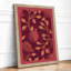 Pinecone Pattern Botanical - Framed Print-2138754192-2138754193