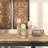 10.15'' H Solid Wood Tabletop Candlestick