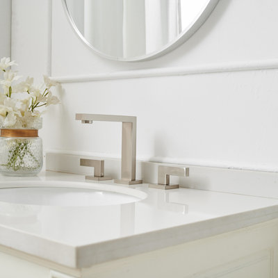 Widespread Double Handle Bathroom Faucet