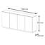 Chaz 198cm Sideboard
