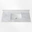 Plateau de meuble-lavabo simple 49 po avec lavabo