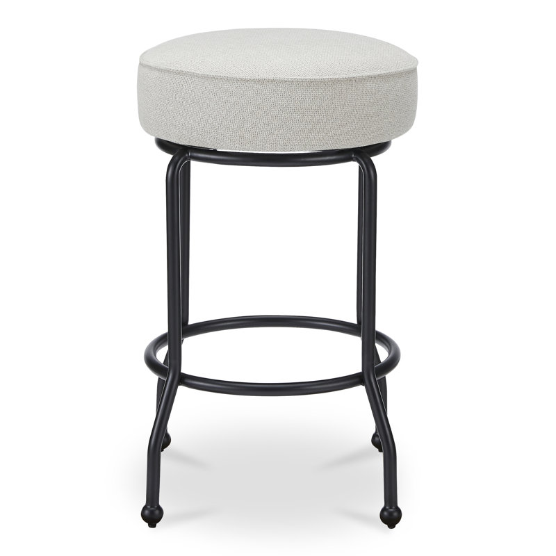 Kelsey Swivel Counter Stool, Beige