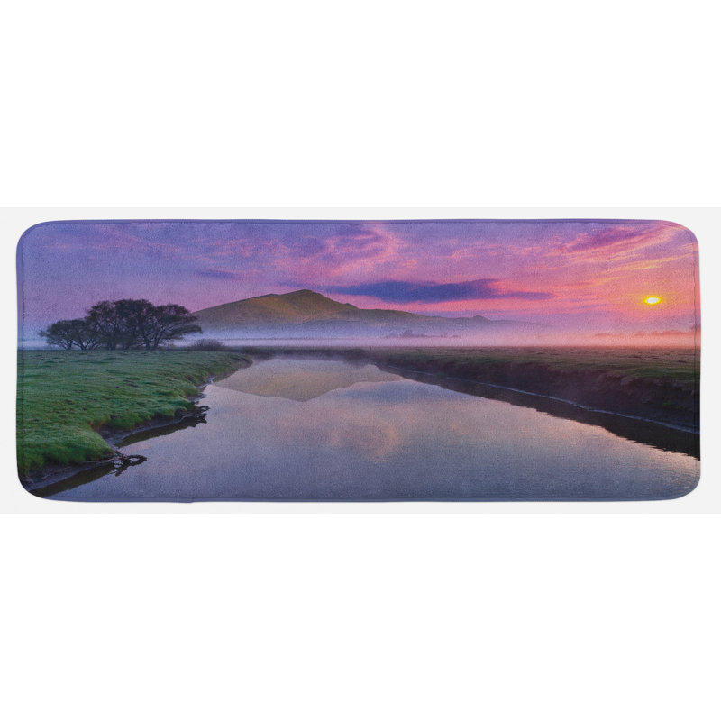 Tapis de cuisine paysage