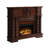 59 Inch Classical Electric Fireplace, Carved, Remote-1321317274