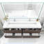 84" Wall Mounted Double Bathroom Vanity-71072279
