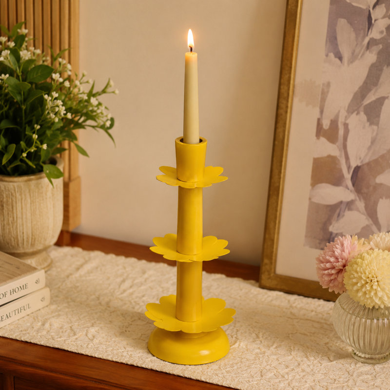 Porte-bougie 9 po Sunny Lotus Bloom
