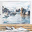 Tapisserie bleu rocky seaside seascape-28486991