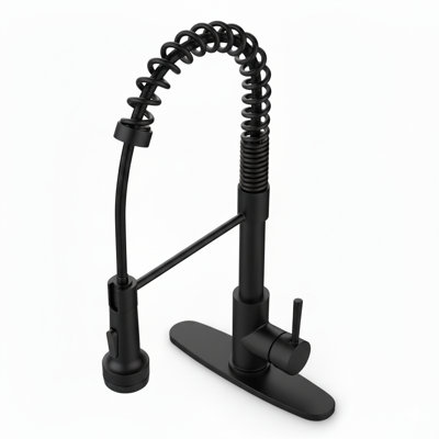 Commercial Spring Pull Down Kitchen Faucet