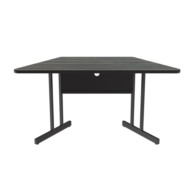 Poste de travail haute pression, Chêne médium, H 29 po x l 60 po x P 30 po