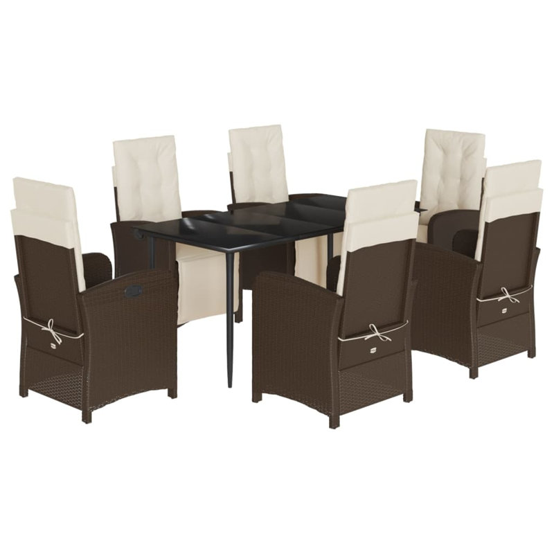 Makiley Outdoor Dining Set, 8
