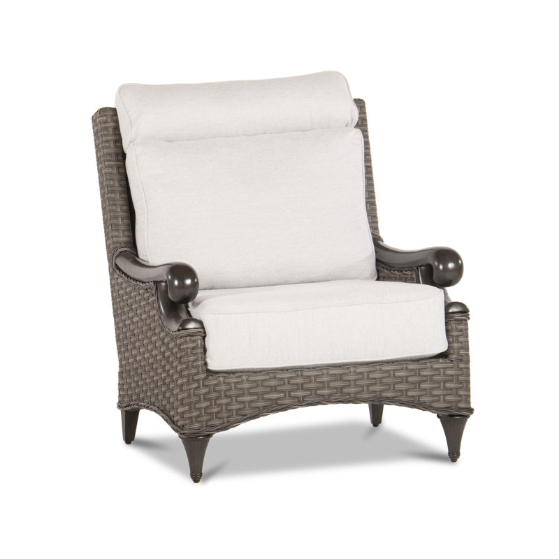 Davenport Outdoor Lounge Chair, Nurture Pebble