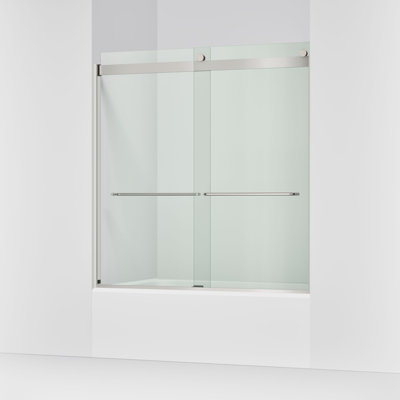 Levity 59.63" x 62" Bypass Bath Door with CleanCoat Technology