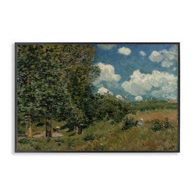 Giclée classique de paysage nuageux par Alfred Sisley
