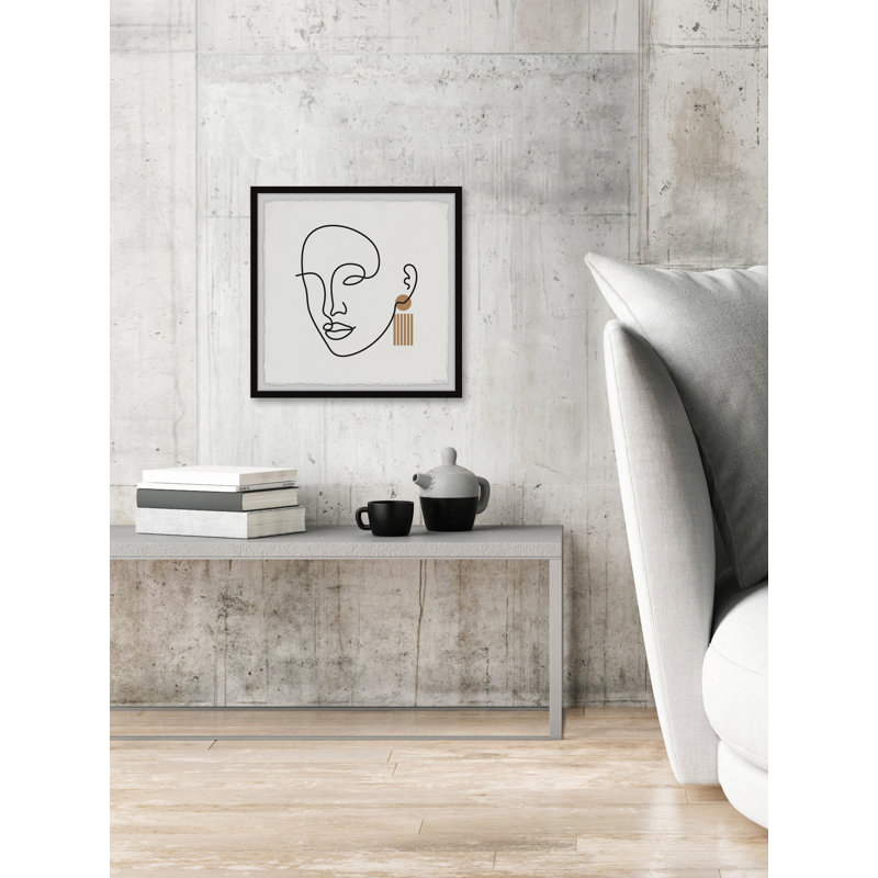 «The King »'s Mask», reproduction encadrée, H 12 po x l 12 po x P 1,5 po