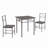 3-Piece Kitchen Dining Room Table Set