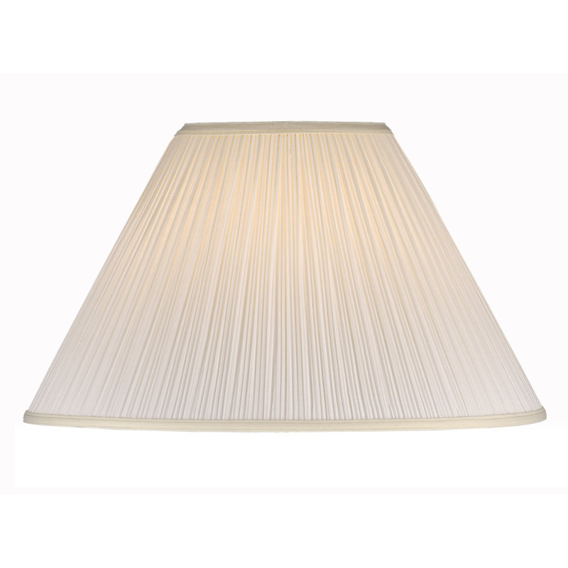 12 in. H x 17 in. W Linen Empire Lamp Shade, 11" H x 17" W, Off White