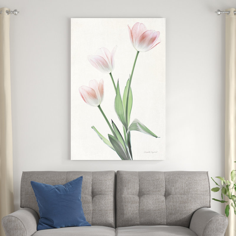 Floral clair et lumineux I, H 48 po x l 32 po x P 1,25 po