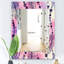 Miroir décoratif plumes éclectique-40085960