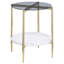 Ensemble de tables basses et de tables rondes 2 pièces Jonelle Doré-122354678
