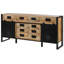 BLACKBURN 195cm Solid Wood Sideboard