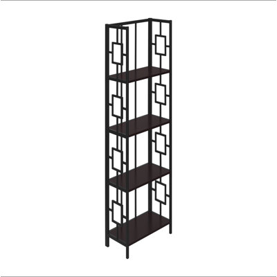 Bookshelf, Bookcase, Etagere, 4 Tier, 62"h, Office, Bedroom