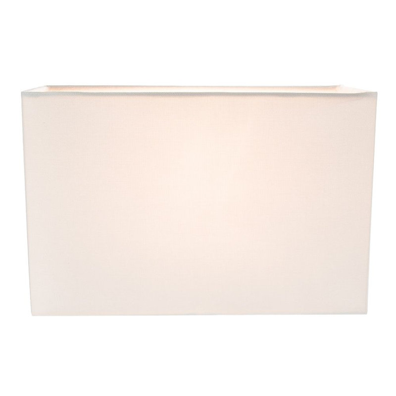 Contemporary and Stylish Linen Fabric Lamp Shade, White