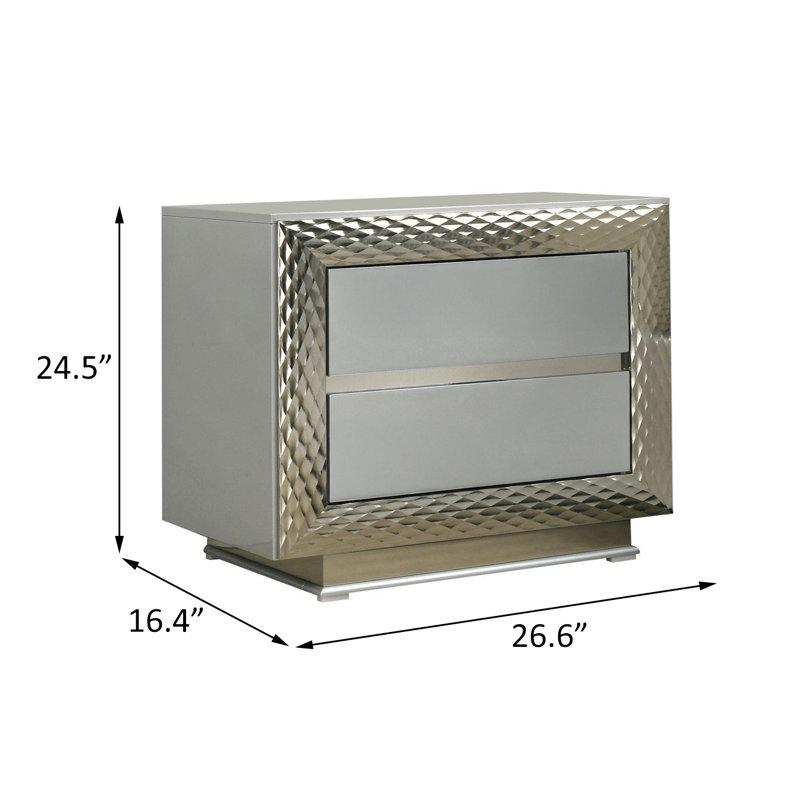 Nightstand, Gray
