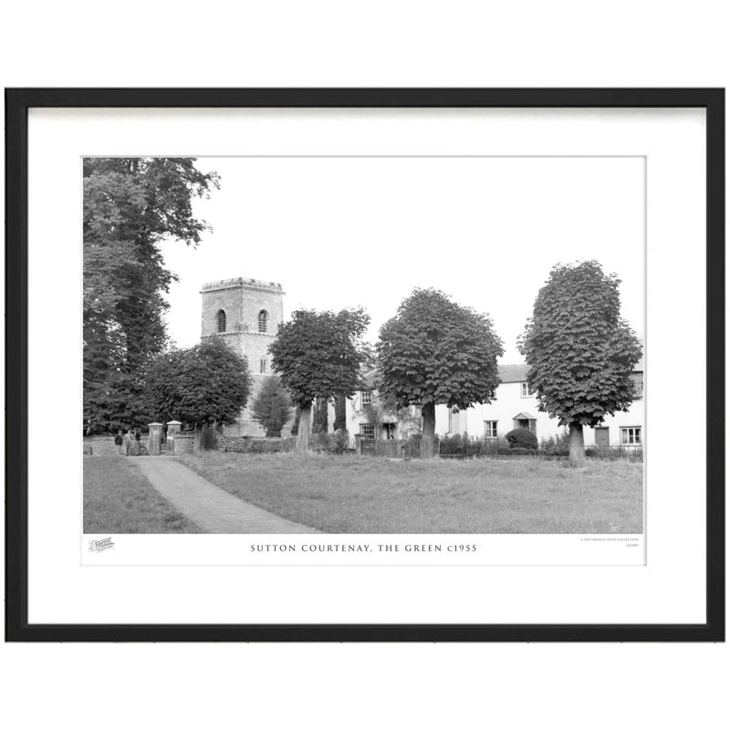 Sutton Courtenay, The Green C1955 by Francis Frith - Single Picture Frame Print, 45cm H x 60cm W x 2.3cm D