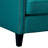 Rodrigez Teal Chair & Ottoman-99715121