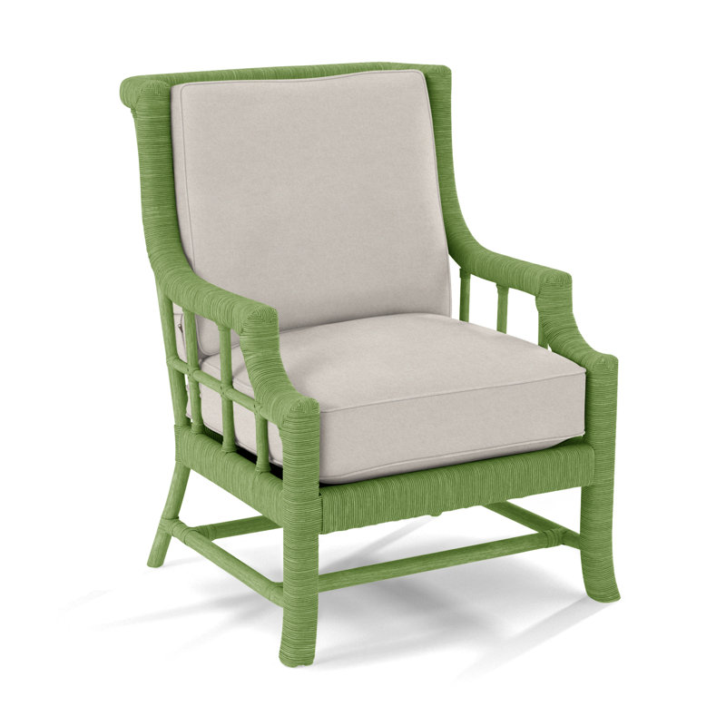 Fauteuil Lafayette, Lin colombe élite, Noisette