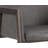 Faux Leather Armchair - Grey