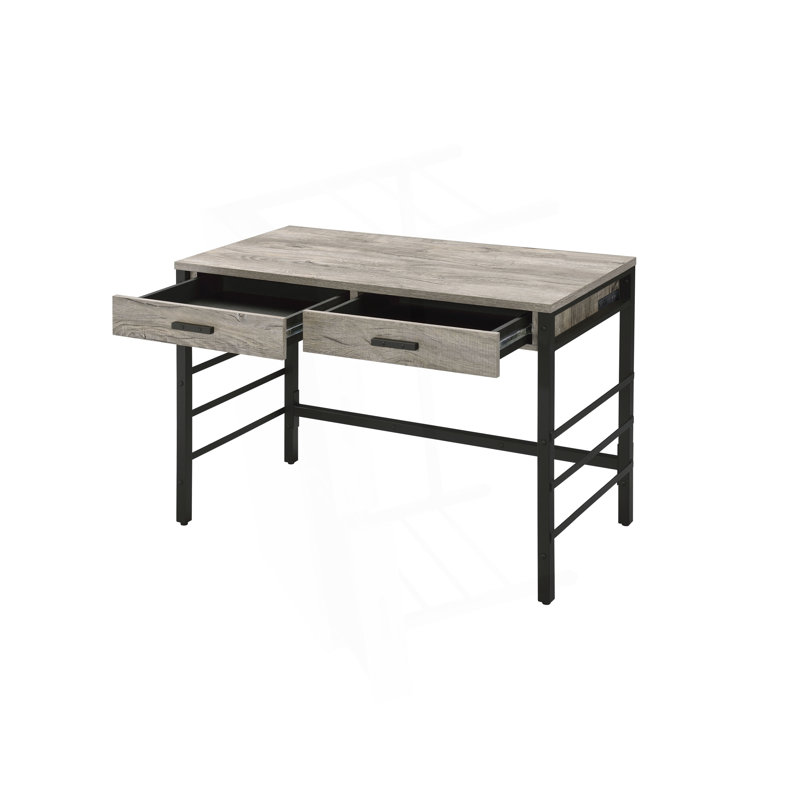 Bureau d'écriture polyvalent avec un design moderne et des options de rangement pratiques