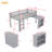 Loft Bed With Drawer,Shelf And Pulling -Out Desk