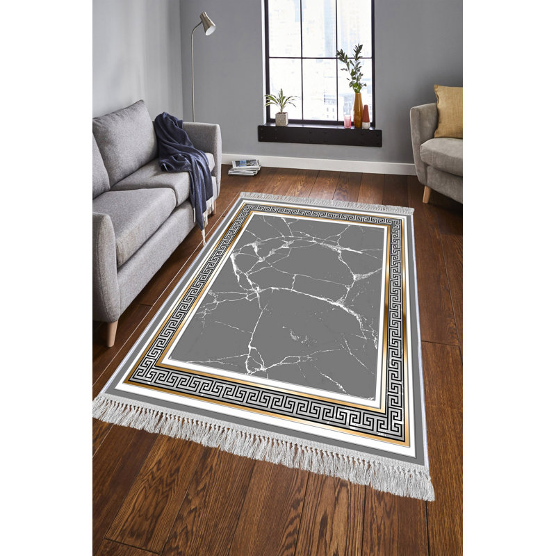 Luxury Hall Carpet - 100% Velvet Fabric, 3.3 x 9.8 ft | 100% Cotton Sole, Pile Height: 0.4 in, Total Height: 0.5 in | Antibacterial, Non-Slip, Machine Washable, 3D Digital Printing | Elegant Design for Home Décor