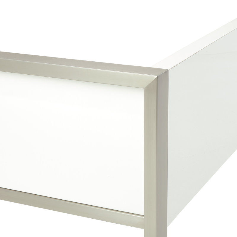 Marquee Panel Bed - Cloud White, Queen