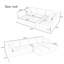 Canapé modulaire moderne Moderne Sofau-1173515228