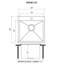 Tirana 15" L x 15" W Drop-In Bar Sink-138513015-138513018
