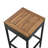5 Piece Patio Bistro Stools & Table Set with Cushions