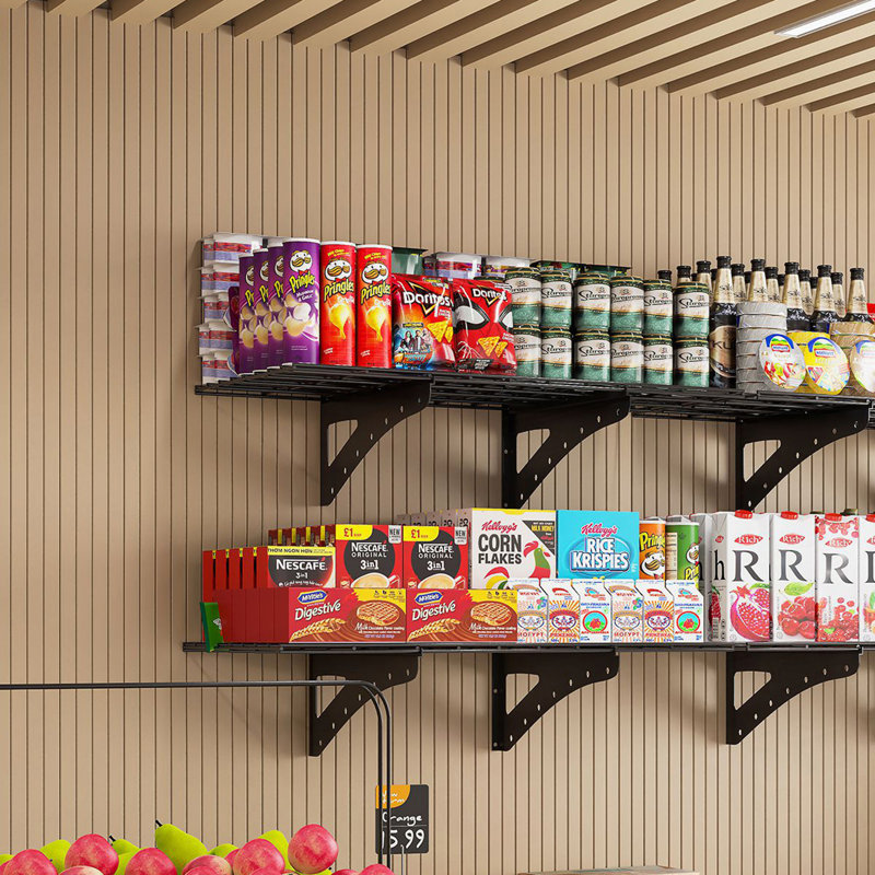 Wall Mounted Shelf For Garage, 12.05" H x 48.05" W x 24.05" D