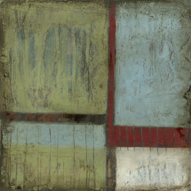 Rustic Minimalism I by Jennifer Goldberger - Wrapped Canvas Art Prints, 30cm H x 30cm W x 3.8cm D