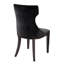 Chaise d'appoint en velours de hêtre rembourrée Reine-22569071