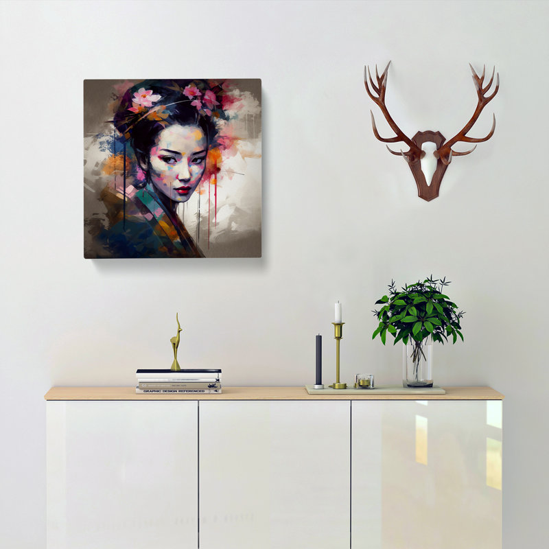 Geisha Abstract Art No.5 - Print