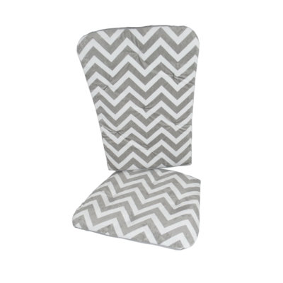 Chevron Seat/Back Cushion by Zoomie Kids