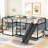 Levick L Shape Twin Over Twin and Full Over Full Quad Bunk Bed-1362531409