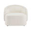 Fauteuil d'appoint incurvé crème-1126345934