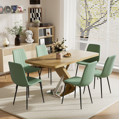 Rectangular Extendable Dining Table set