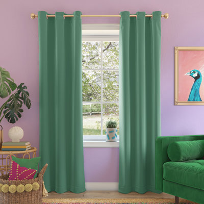 Burrier Wayfair Basics Blackout Grommet Curtain Panel