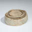 Genuine Set of Five Banded Agate Nesting Dishes (2.1 lbs)