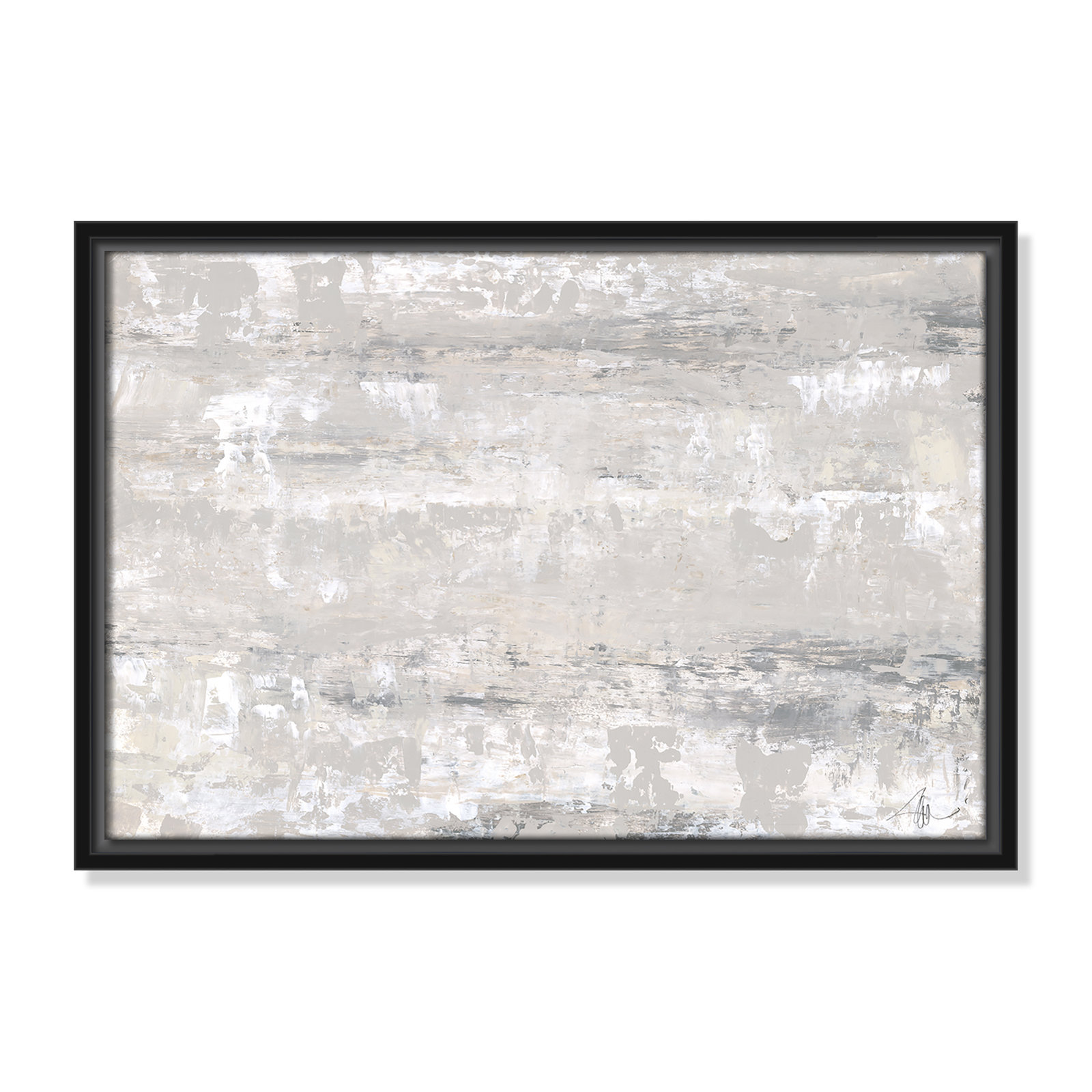 Tryston "Desert Winds" Print by Filippo Ioco, Black Framed Canvas, 13.5" H x 19.5" W x 2" D